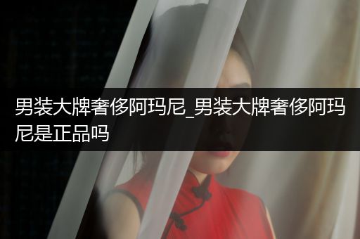 男装大牌奢侈阿玛尼_男装大牌奢侈阿玛尼是正品吗