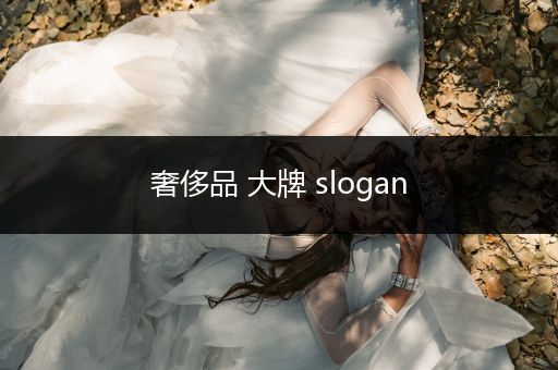 奢侈品 大牌 slogan